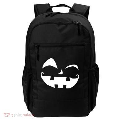 Silly Jack O' Lantern Face Backpack
