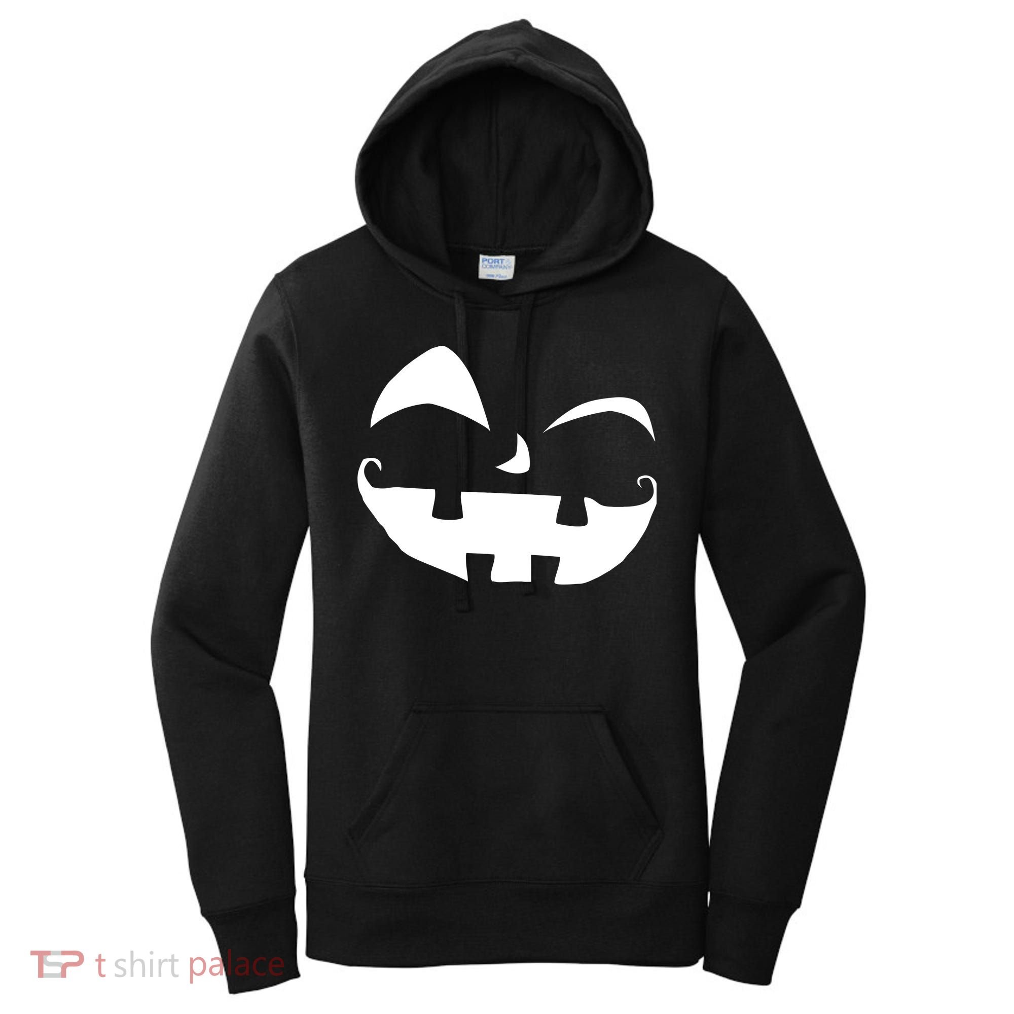 Silly Jack O' Lantern Face Women's Hoodie