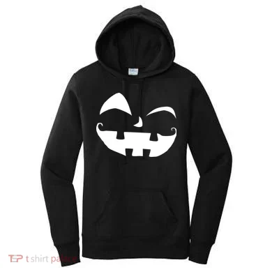 Silly Jack O' Lantern Face Women's Hoodie