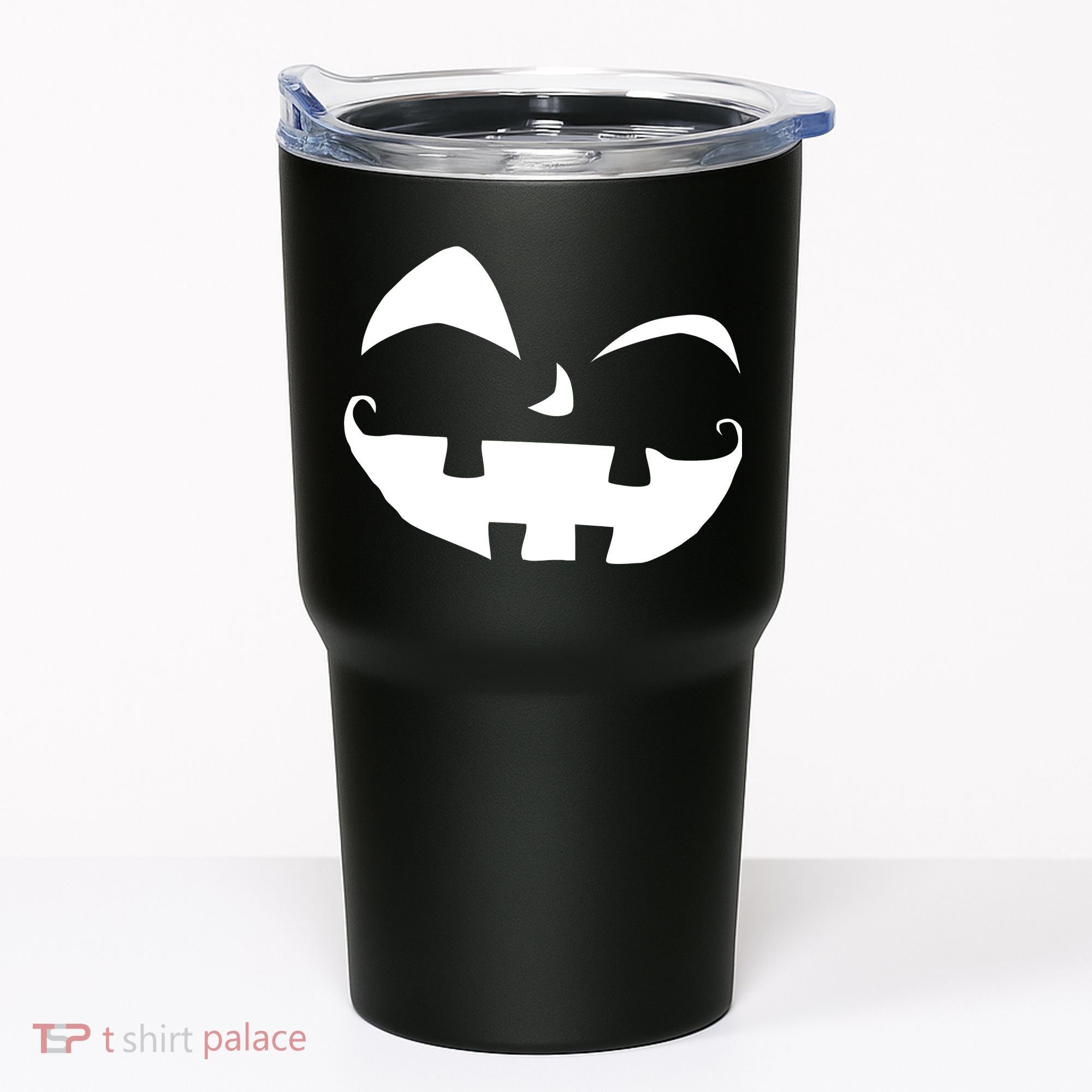 Silly Jack O' Lantern Face Tumbler