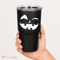 Silly Jack O' Lantern Face Tumbler thumb 2