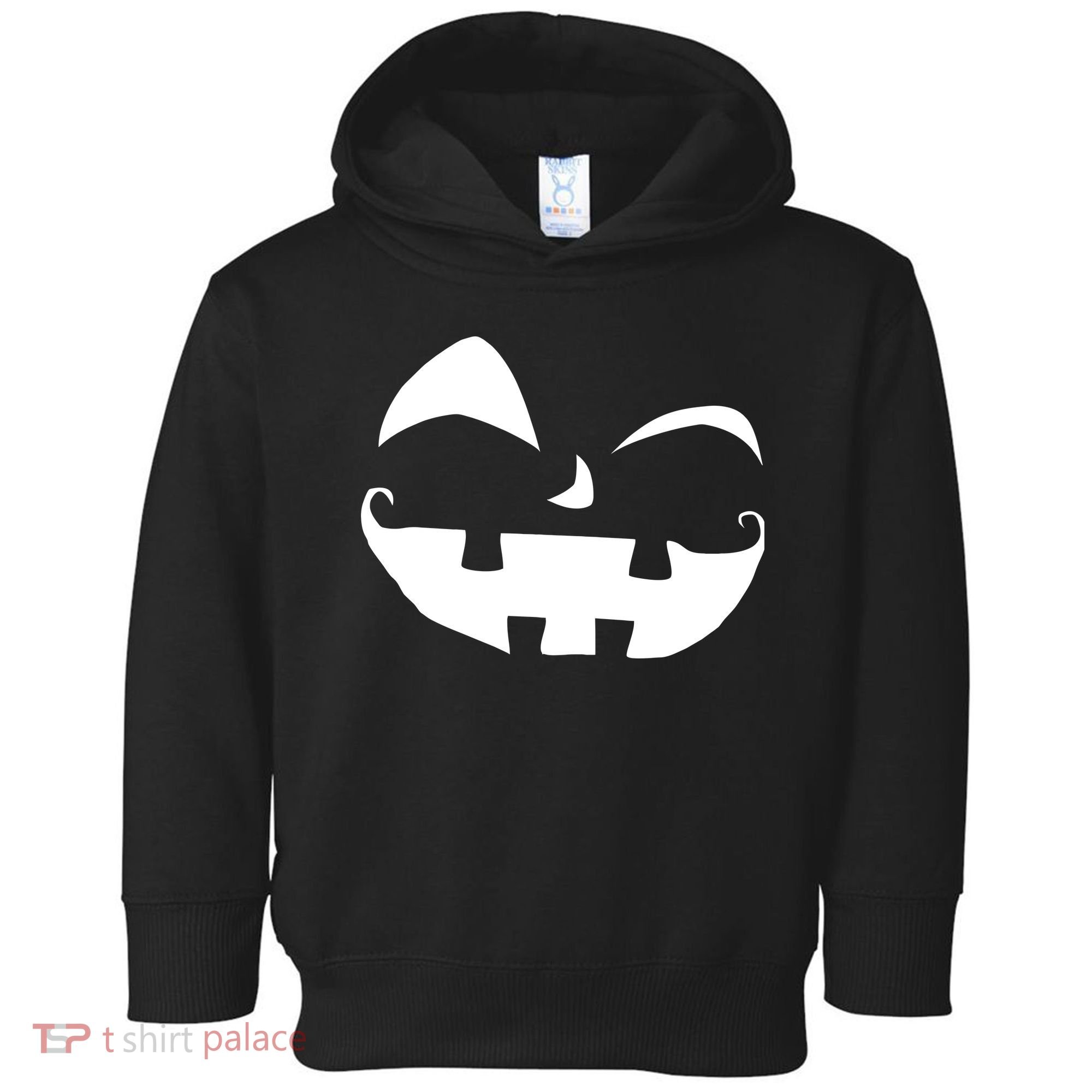 Silly Jack O' Lantern Face Toddler Hoodie