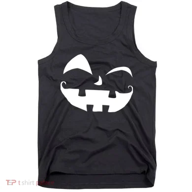 Silly Jack O' Lantern Face Tank Top