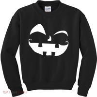 Silly Jack O' Lantern Face Kids Sweatshirt thumb 0