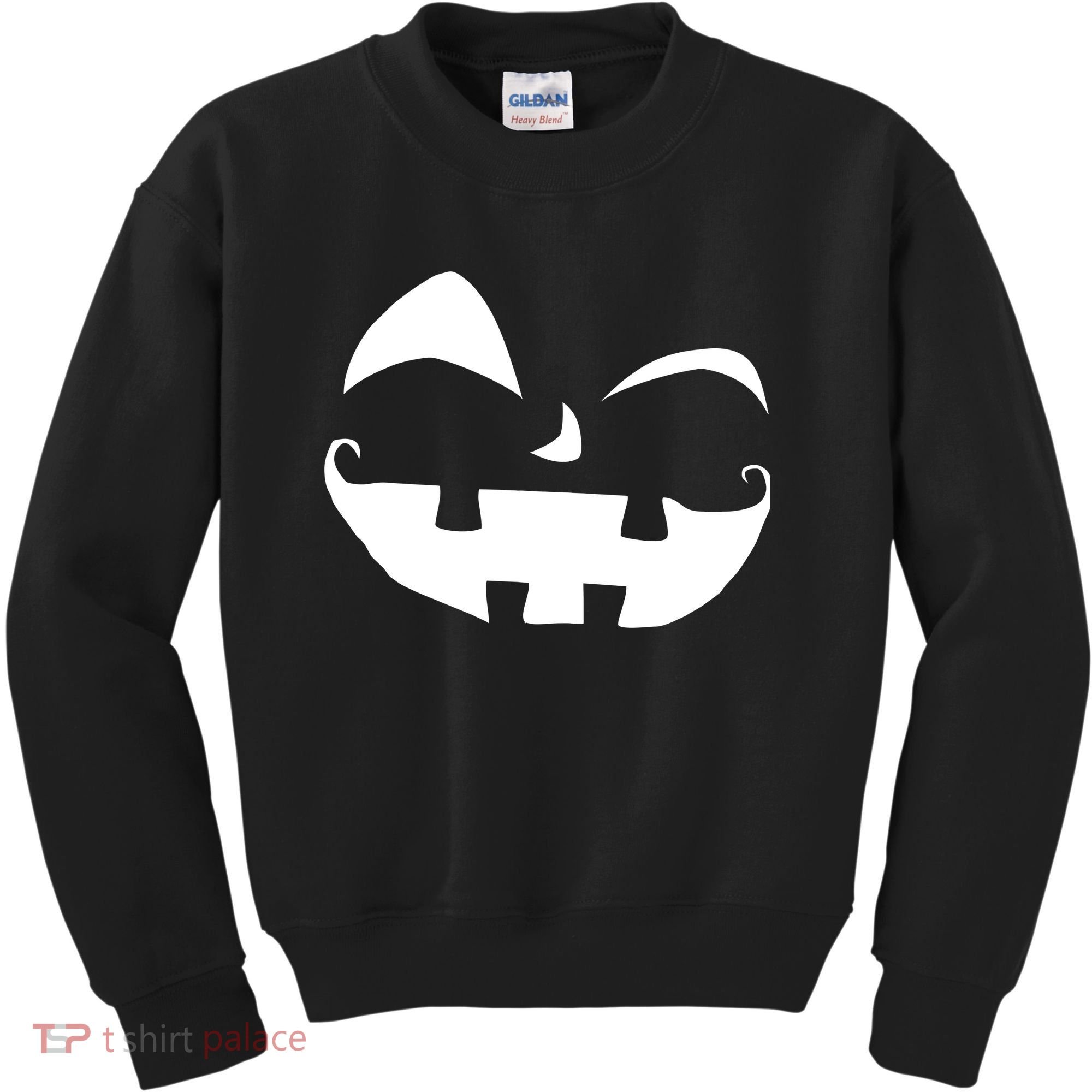 Silly Jack O' Lantern Face Kids Sweatshirt