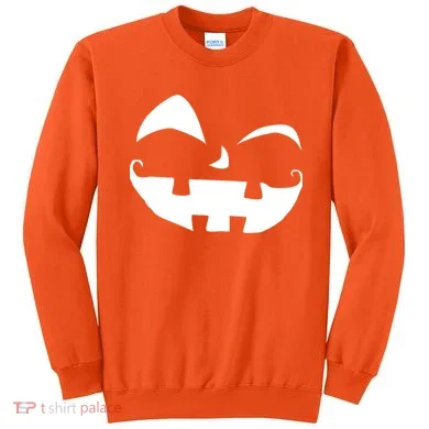 Silly Jack O' Lantern Face Sweatshirt