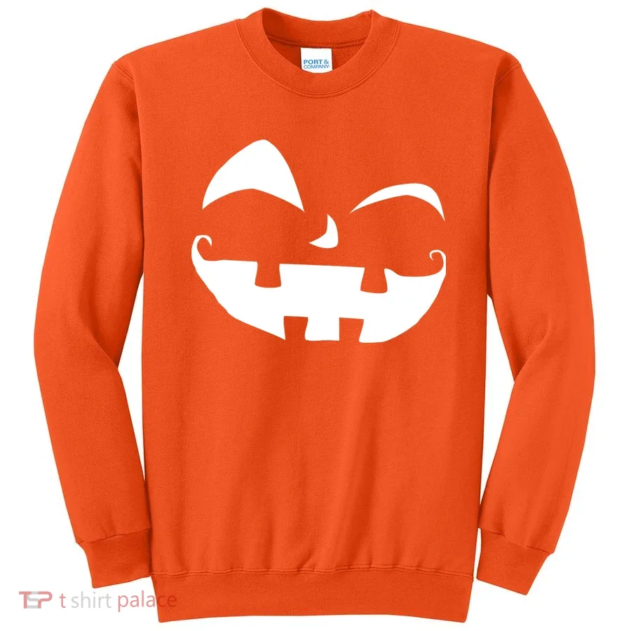 Silly Jack O' Lantern Face Sweatshirt