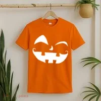 Silly Jack O' Lantern Face T-Shirt thumb 2