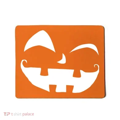 Silly Jack O' Lantern Face Mousepad