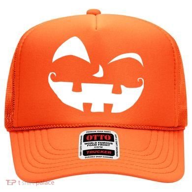 Silly Jack O' Lantern Face Hat