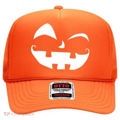 Silly Jack O' Lantern Face Hat