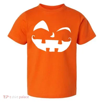 Silly Jack O' Lantern Face Toddler T-Shirt