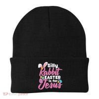 Silly Rabbit Easter Is For Jesus Beanie thumb 0