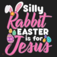 Silly Rabbit Easter Is For Jesus Hat thumb 2