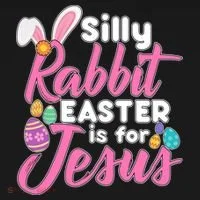 Silly Rabbit Easter Is For Jesus Toddler Hoodie thumb 2