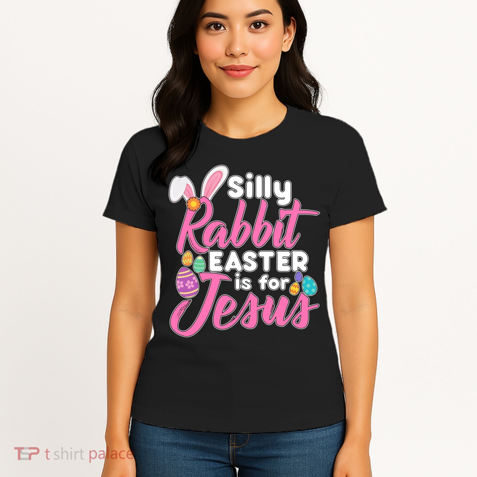 Silly Rabbit Easter Is For Jesus Women's T-Shirt