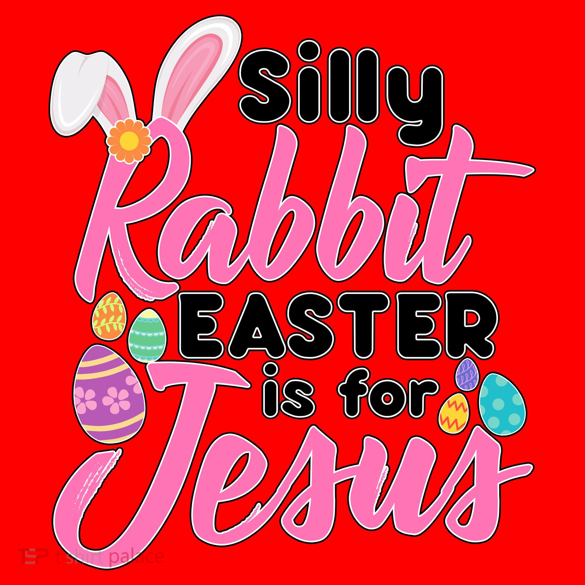 Silly Rabbit Easter Is For Jesus Santa Hat