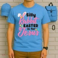 Silly Rabbit Easter Is For Jesus T-Shirt thumb 5