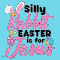 Silly Rabbit Easter Is For Jesus Kids Long Sleeve Shirt thumb 2
