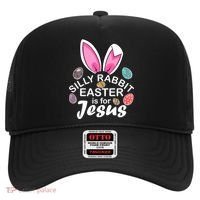 Silly Rabbit Easter is For Jesus Easter Eggs Bunny Ears Hat thumb 0