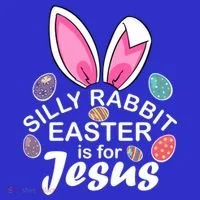 Silly Rabbit Easter is For Jesus Easter Eggs Bunny Ears Tumbler thumb 3