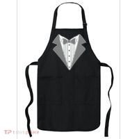 Silver Tuxedo Wedding Tux Apron thumb 0