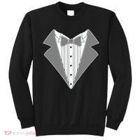 Silver Tuxedo Wedding Tux Sweatshirt thumb 0
