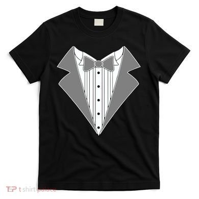 Silver Tuxedo Wedding Tux T-Shirt