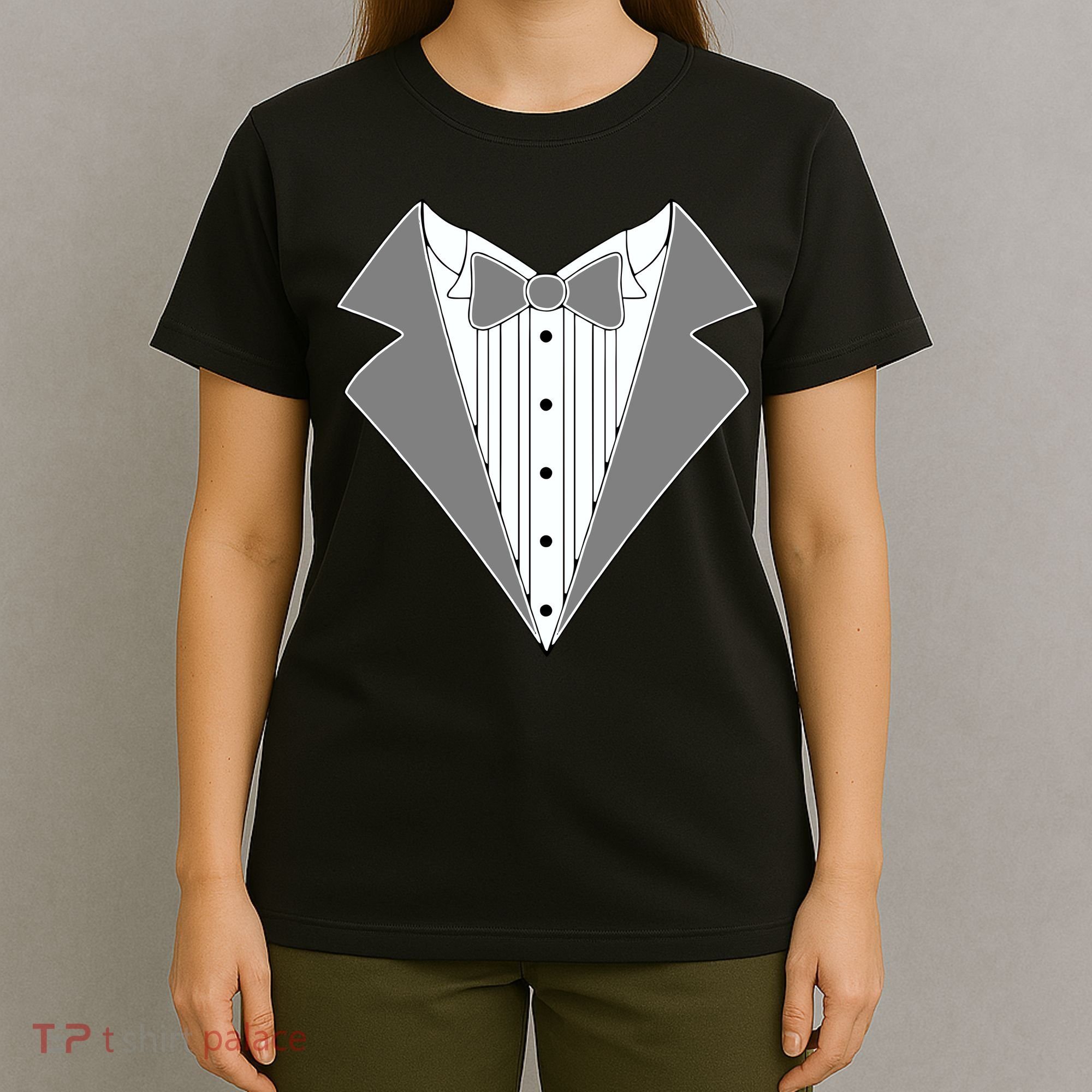 Silver Tuxedo Wedding Tux T-Shirt