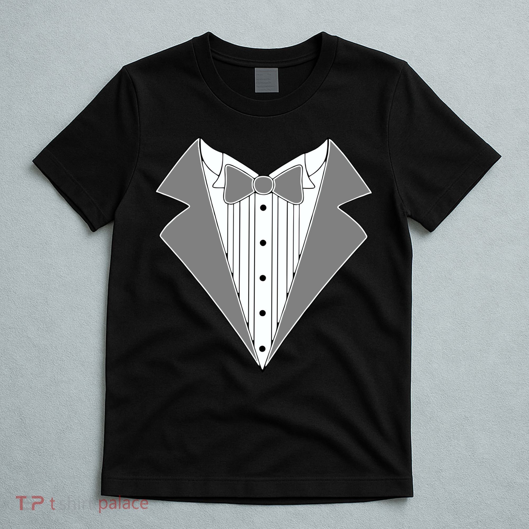 Silver Tuxedo Wedding Tux T-Shirt