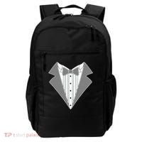 Silver Tuxedo Wedding Tux Backpack thumb 0