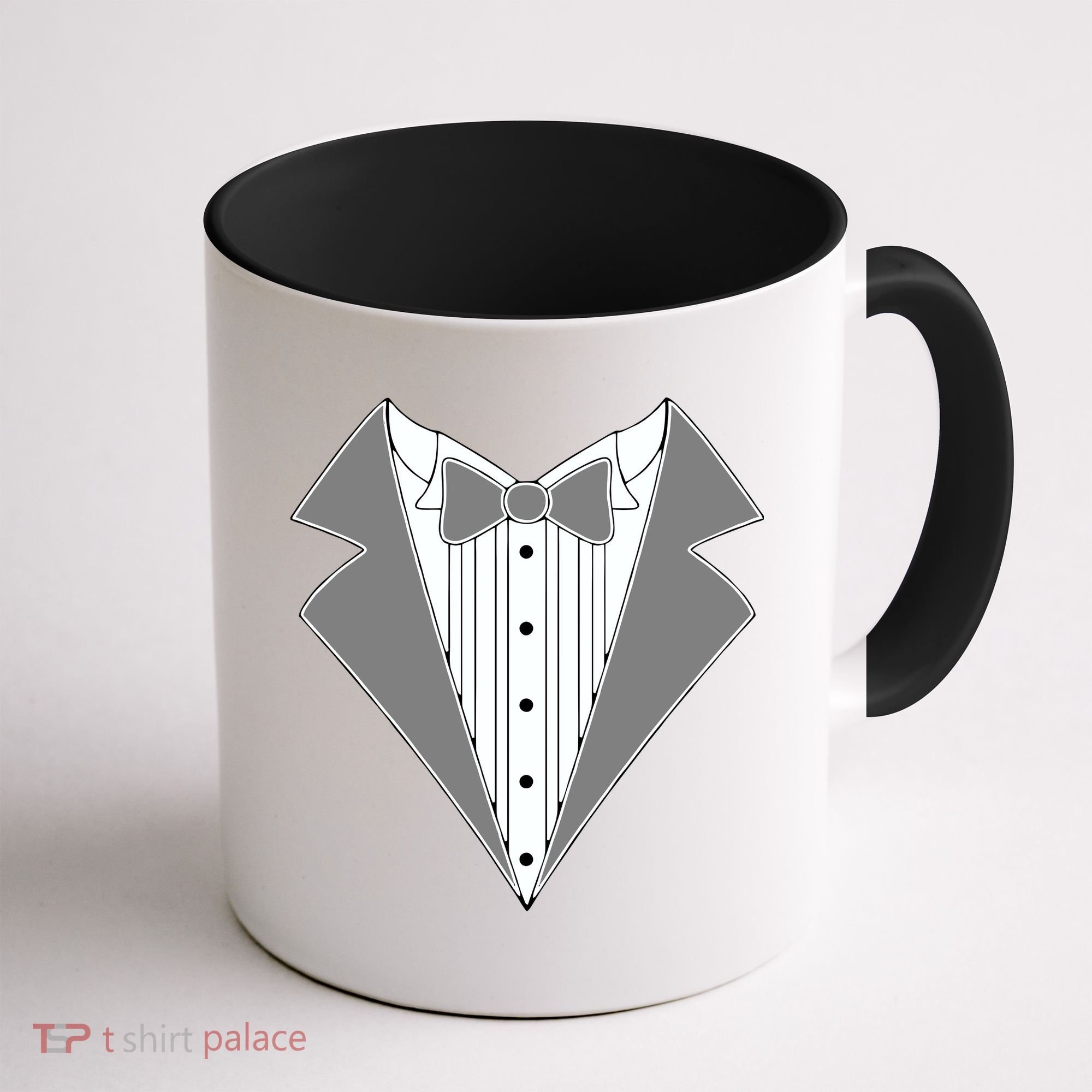 Silver Tuxedo Wedding Tux Coffee Mug