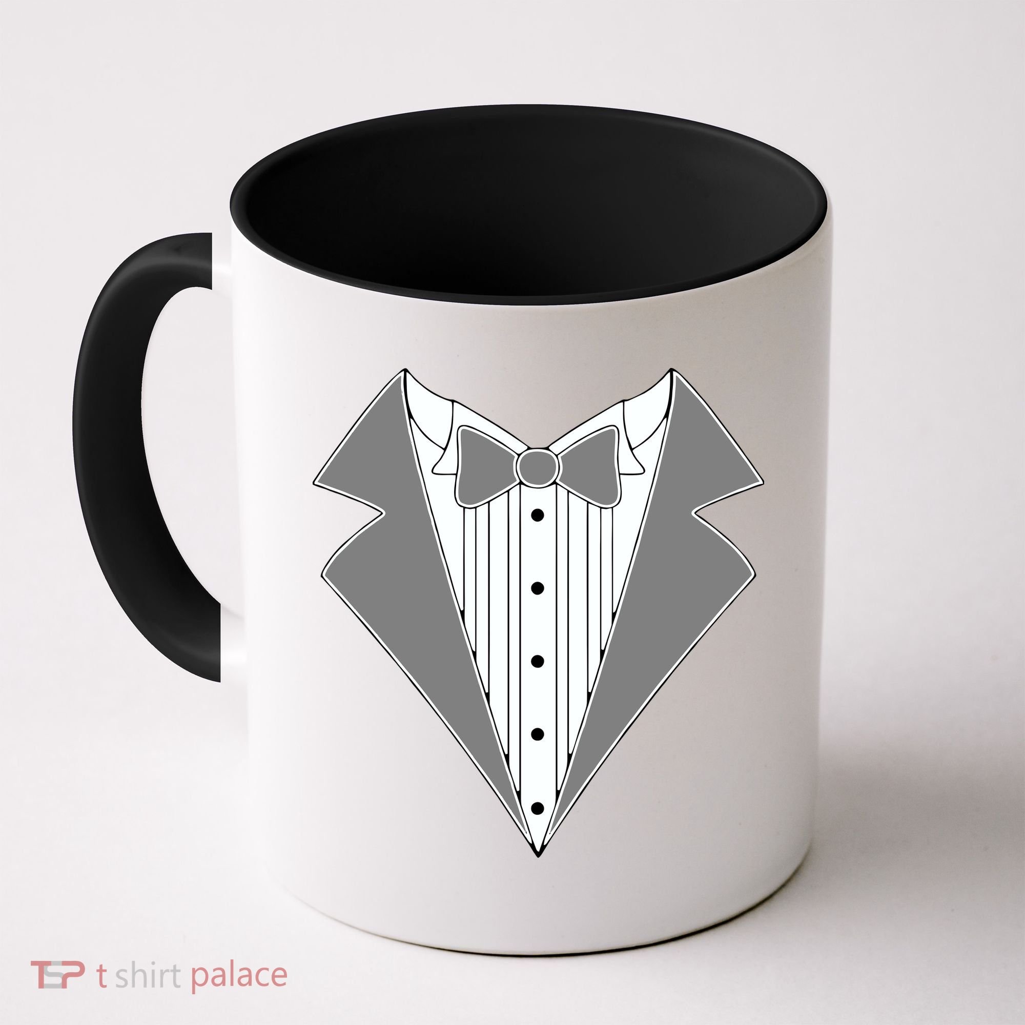 Silver Tuxedo Wedding Tux Coffee Mug