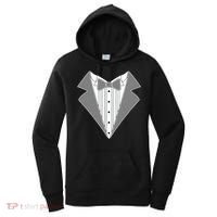 Silver Tuxedo Wedding Tux Women's Hoodie thumb 0