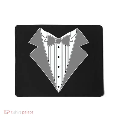 Silver Tuxedo Wedding Tux Mousepad
