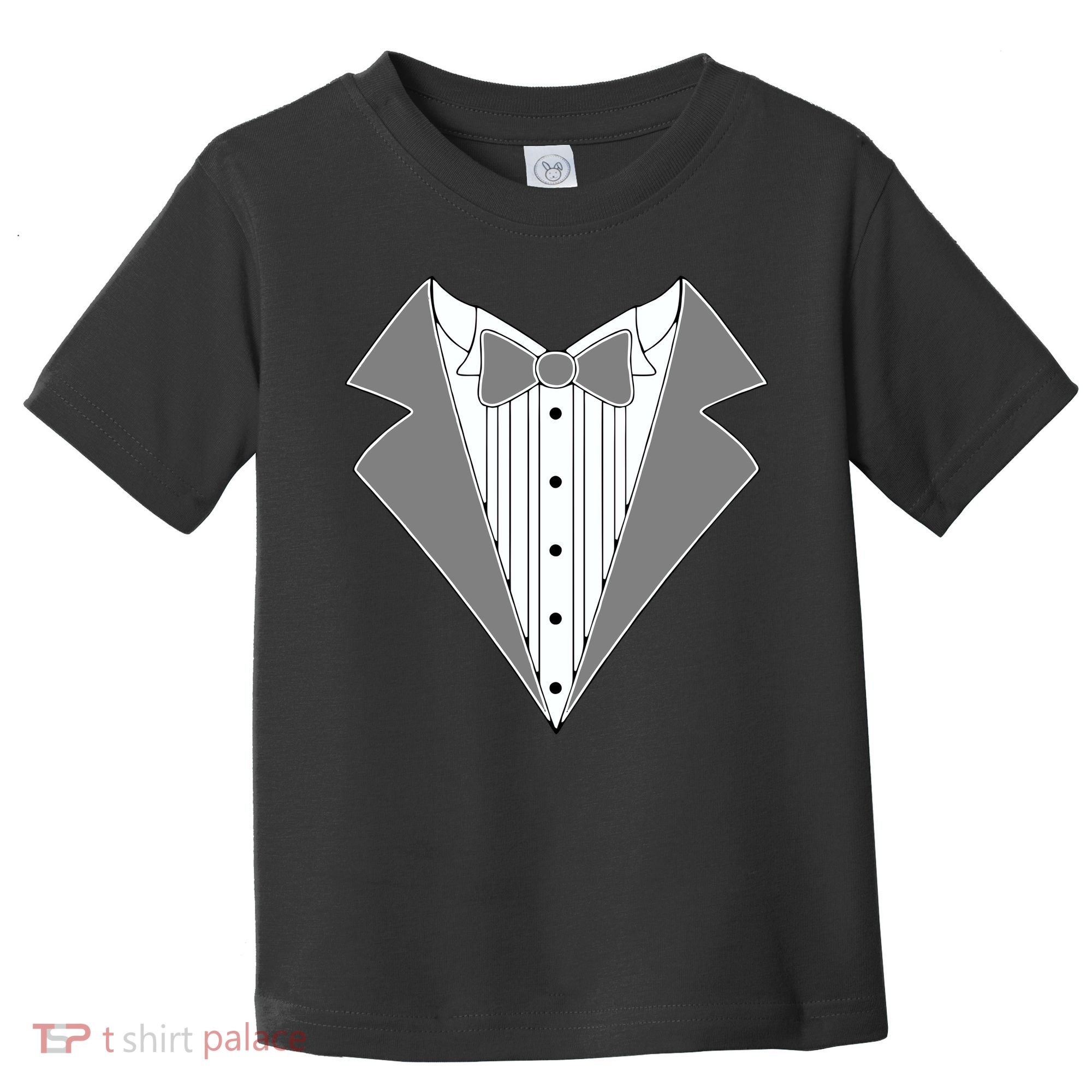 Silver Tuxedo Wedding Tux Toddler T-Shirt