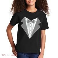 Silver Tuxedo Wedding Tux Kids T-Shirt thumb 2