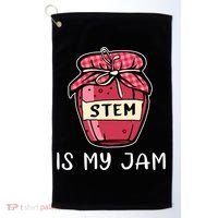 Stem Is My Jam Science Technology Engineering Math Gift Golf Towel thumb 0