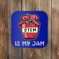 Stem Is My Jam Science Technology Engineering Math Gift Coaster thumb 0