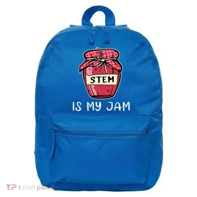 Stem Is My Jam Science Technology Engineering Math Gift 16 in Basic Backpack