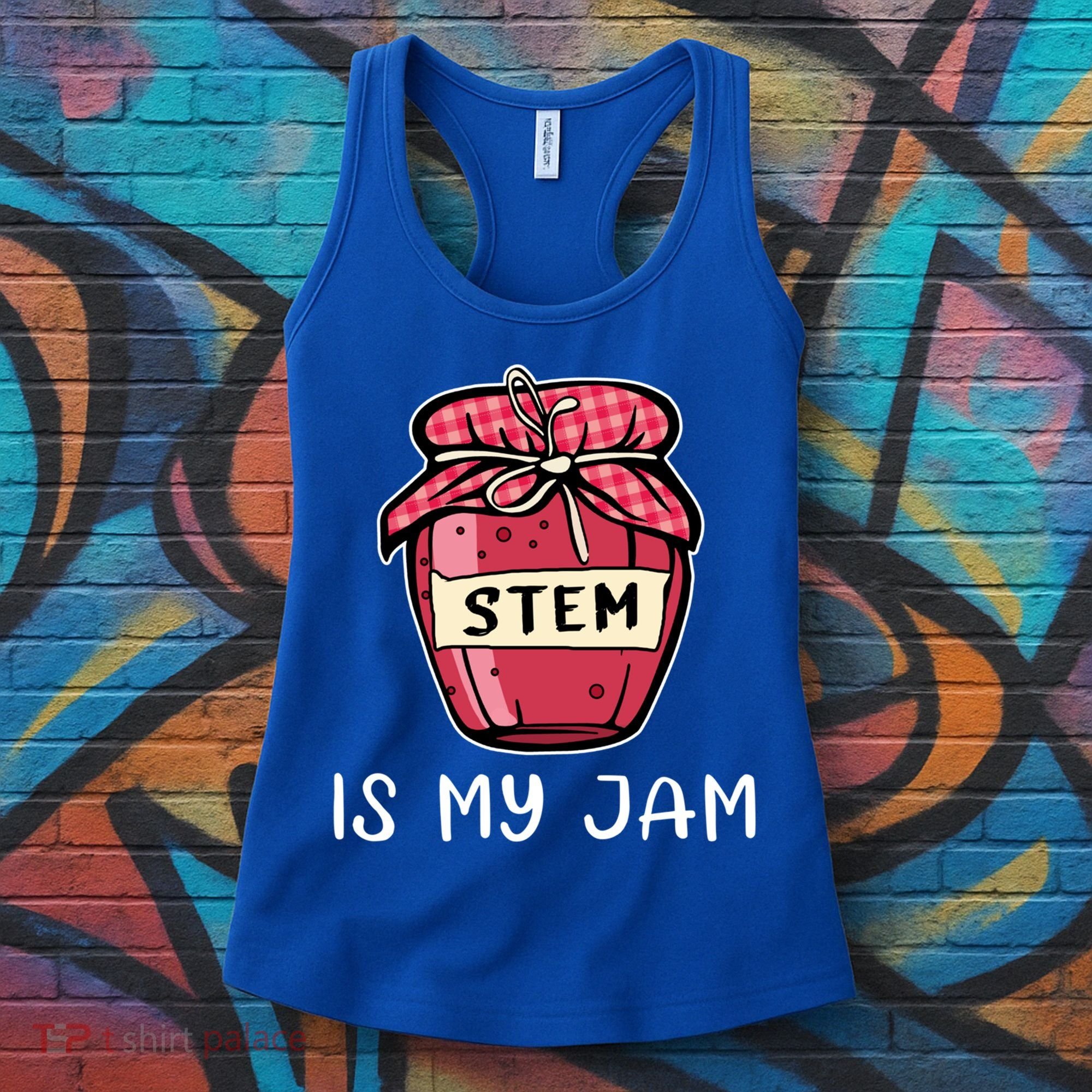 Stem Is My Jam Science Technology Engineering Math Gift Women's Tank Top
