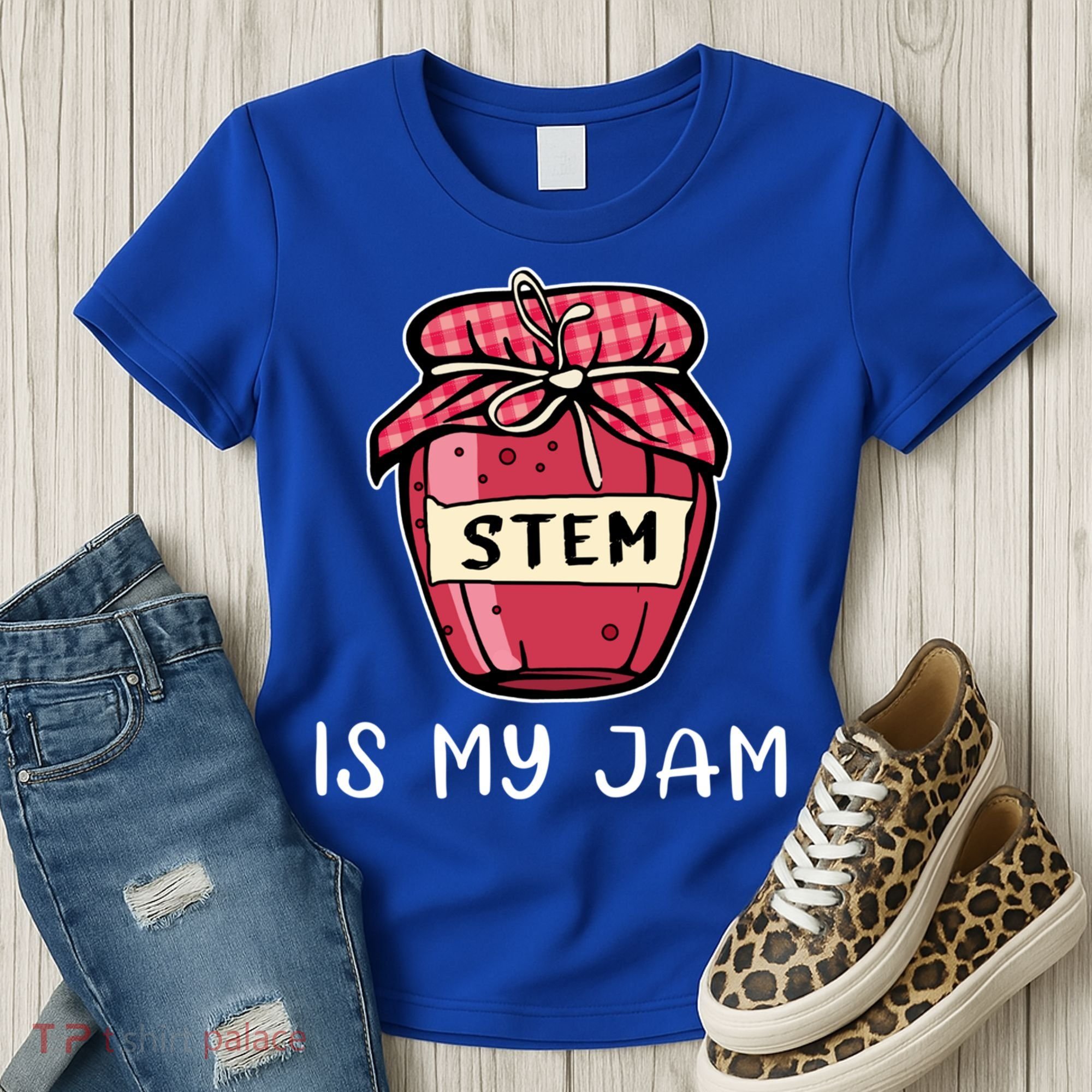 Stem Is My Jam Science Technology Engineering Math Gift Women's T-Shirt