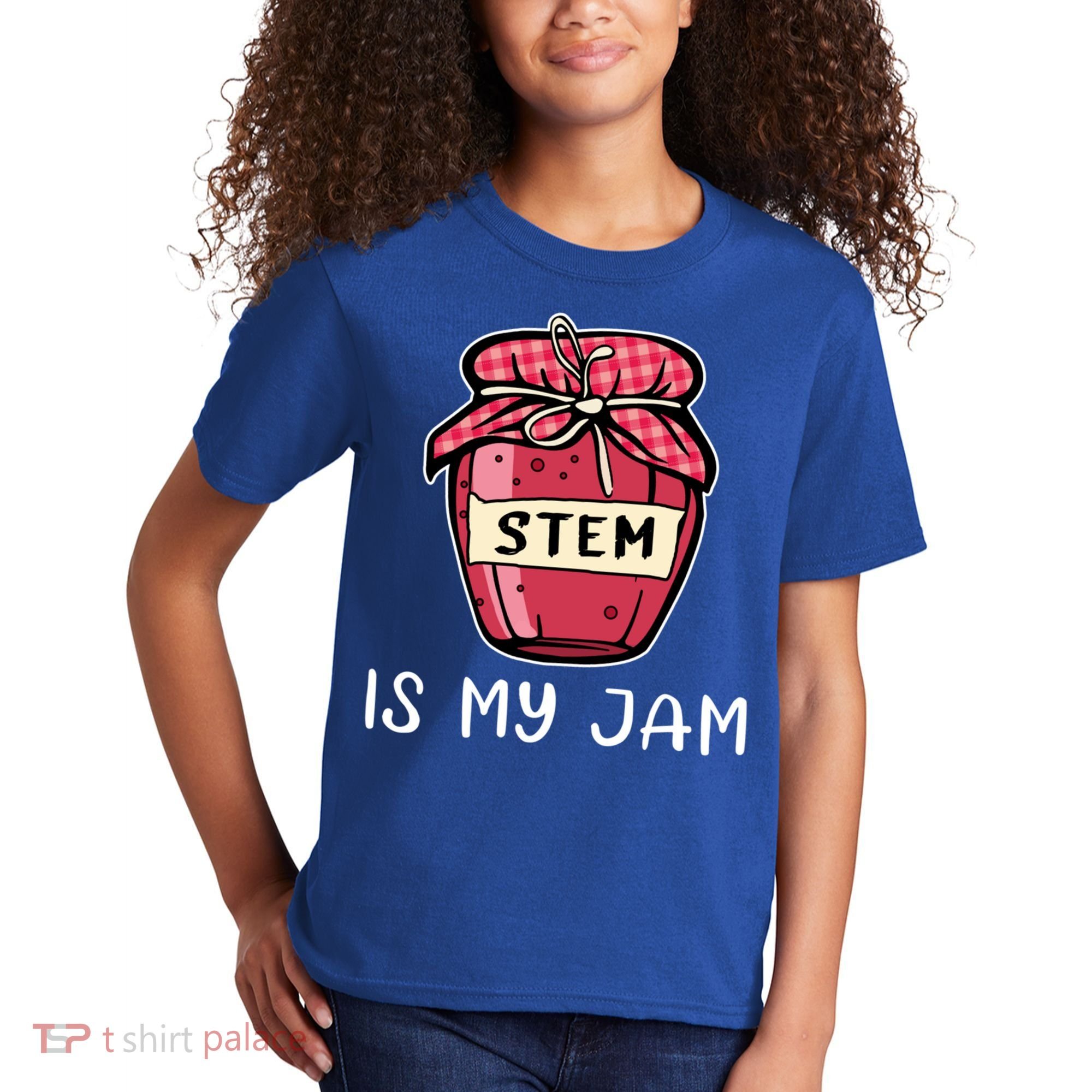 Stem Is My Jam Science Technology Engineering Math Gift Kids T-Shirt