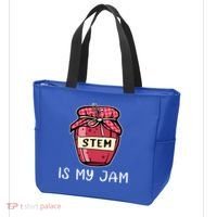 Stem Is My Jam Science Technology Engineering Math Gift Tote Bag thumb 3