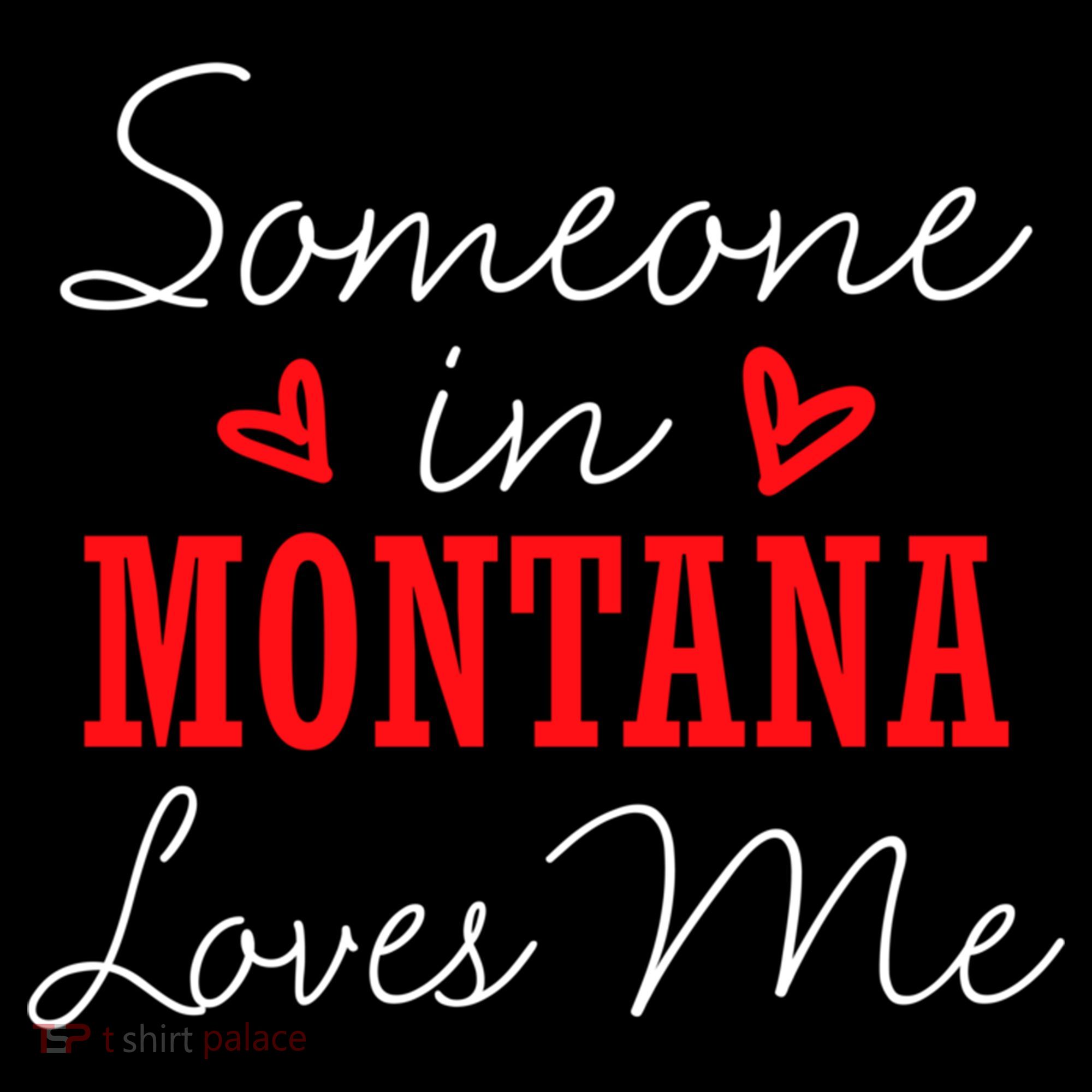Someone In Montana Loves Me Relationship Couple Helena Funny Gift Coffee Mug
