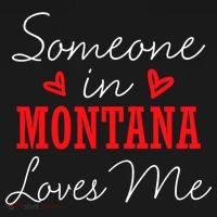 Someone In Montana Loves Me Relationship Couple Helena Funny Gift Women's Hoodie thumb 2