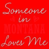 Someone In Montana Loves Me Relationship Couple Helena Funny Gift Santa Hat thumb 1