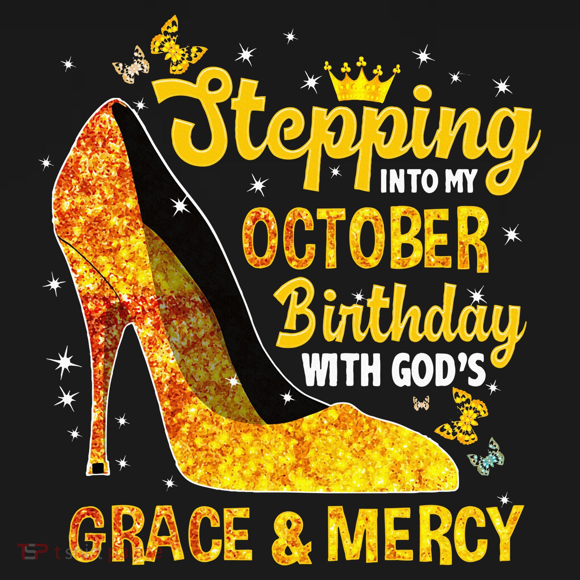 Stepping Into My October Birthday With Gods Grace and Mercy Women's Hoodie