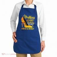 Stepping Into My October Birthday With Gods Grace and Mercy Apron thumb 2