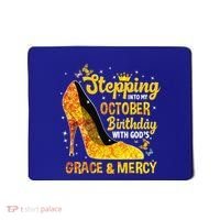 Stepping Into My October Birthday With Gods Grace and Mercy Mousepad thumb 0